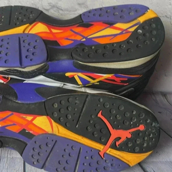 Nike Air Jordan 8 Retro Three Peat Size 11.5 OG VIII 305381-142 White Black main image 4